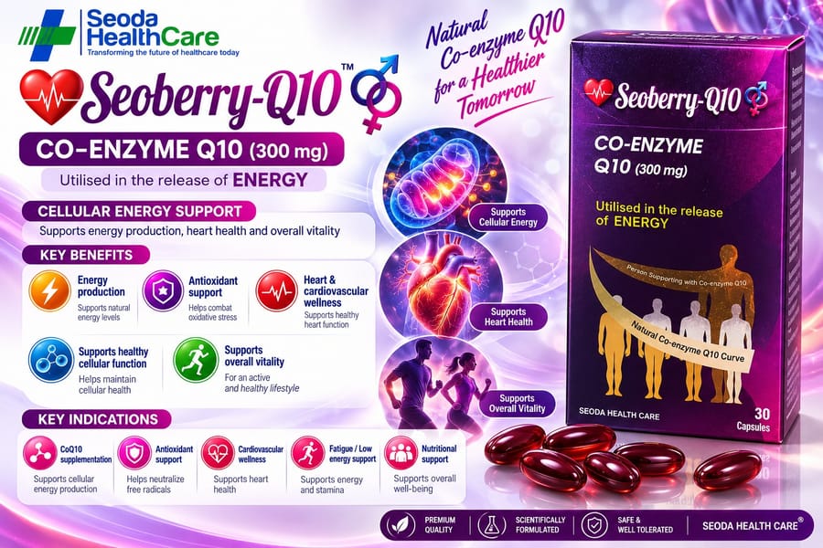Seoda Healthcare - Seoberry-Q10 Capsules